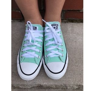 Only Worn Once Mint Green Converse